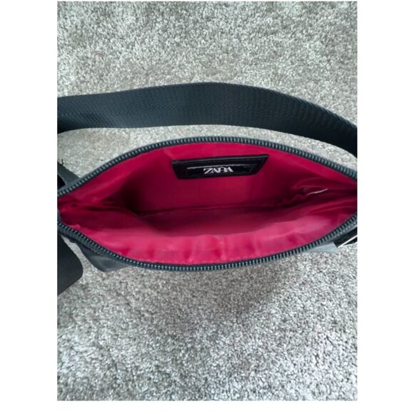 Zara Black Camo Studded Belt Bag - Picture 6 of 8